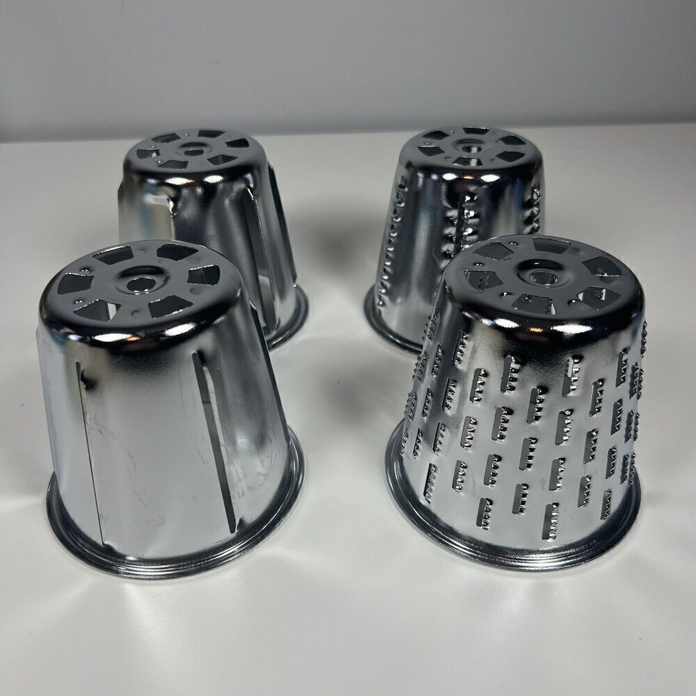 KitchenAid RVS Rotor Slicer & Shredder Cones Set of Four OEM Parts New